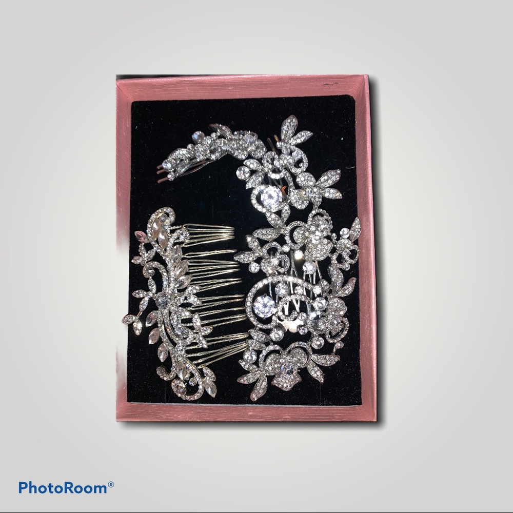 Gorgeous Diamond Hair Clip Bundle